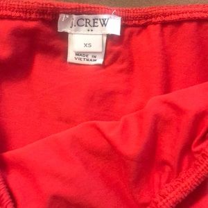 J. Crew Factory Tops - J.Crew Off the Shoulder Red Bodysuit J. Crew Factory Tops - J.Crew Off the Shoulder Red Bodysuit